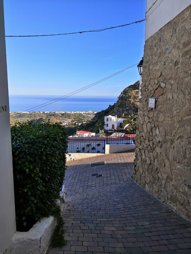 Mojácar, Aussicht aufs Meer