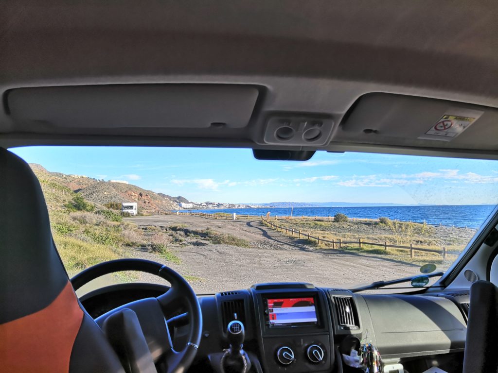Frei Stehen südlich von Mojácar Playa