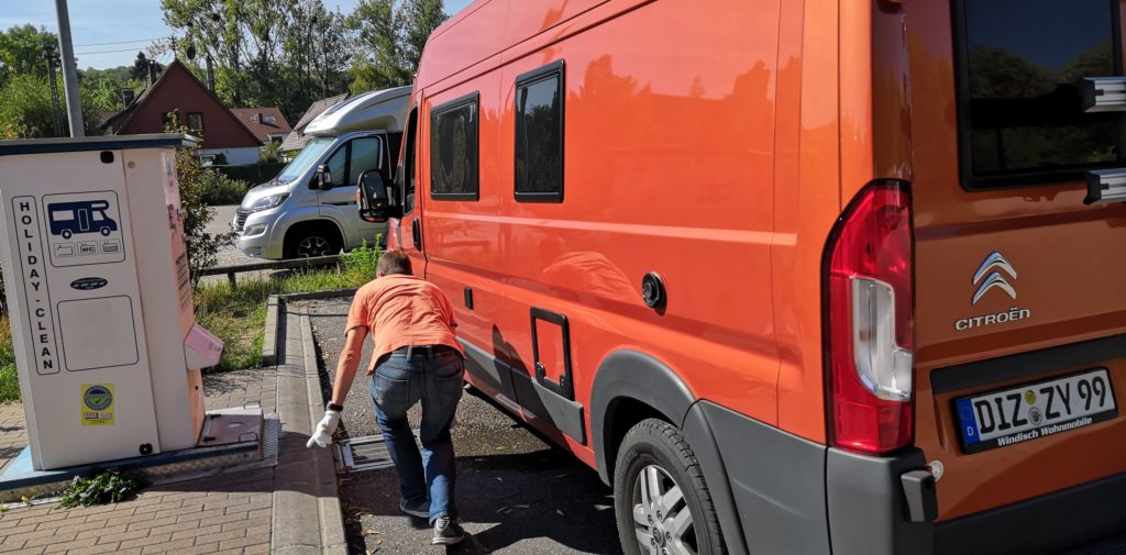 Entsorgungsstation Wohnmobilstellplatz Baden-Baden