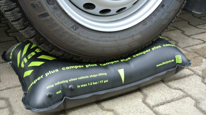 Auffahrkeile zum Aufblasen: flat-jack