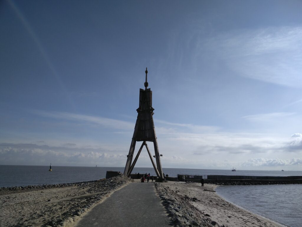 Das Wahrzeichen von Cuxhaven: die Kugelbake